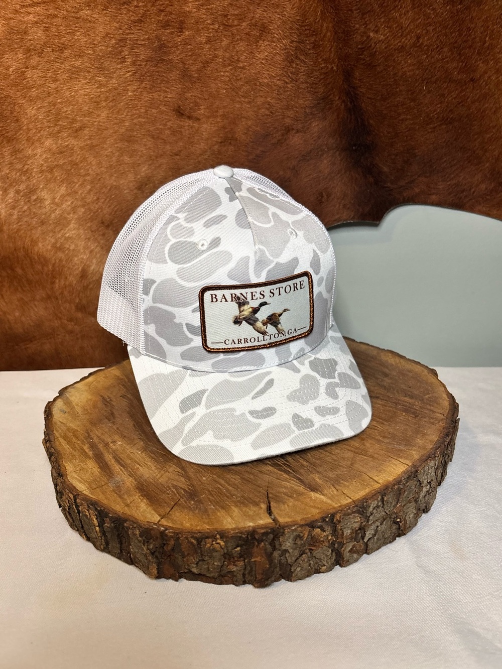 🦆 Barnes Store Richardson Trucker Hat | Duck Camo Snapback